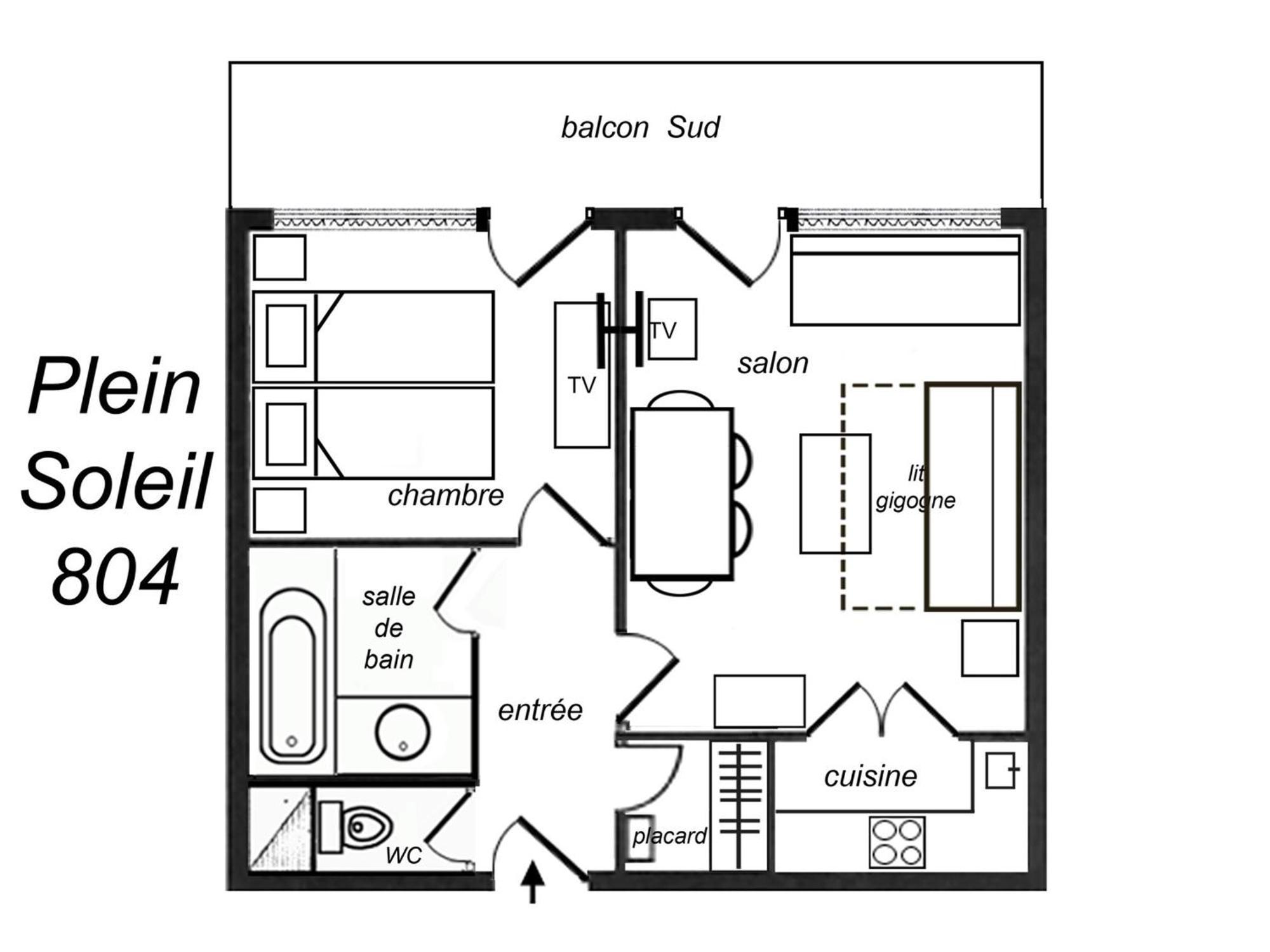 Appartement Ensoleille Avec Tv, Proche Pistes Et Commerces, Residence Plein Soleil, Les Allues - Fr-1-182-18 Méribel Exteriér fotografie