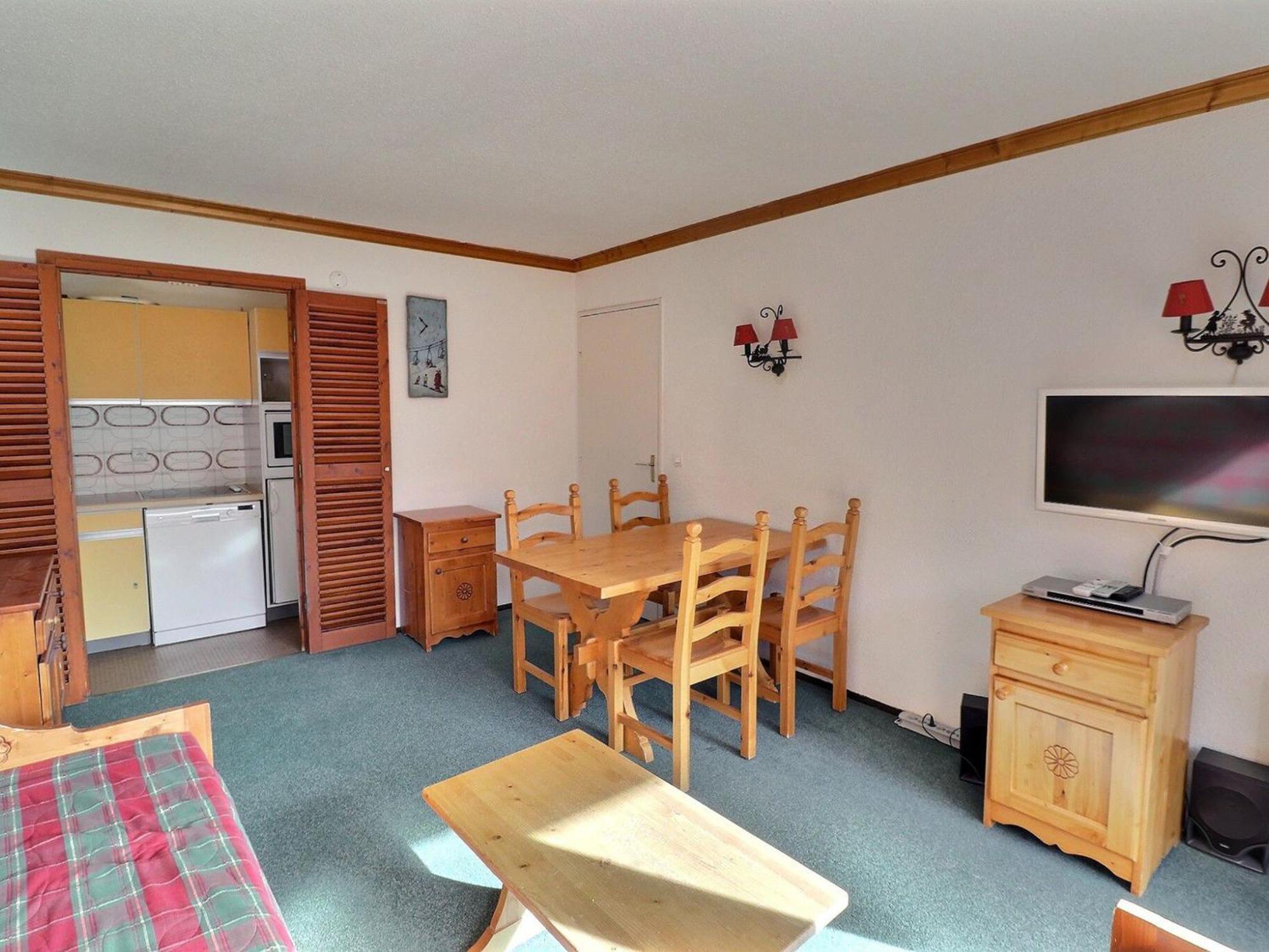 Appartement Ensoleille Avec Tv, Proche Pistes Et Commerces, Residence Plein Soleil, Les Allues - Fr-1-182-18 Méribel Exteriér fotografie